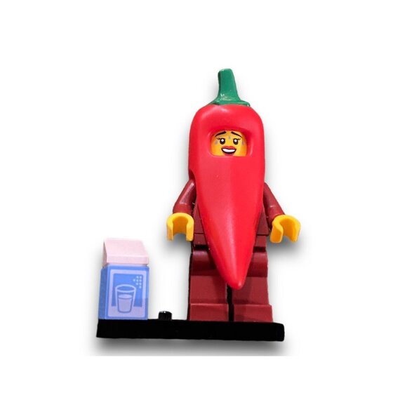 Lego Chili Costume Fan Collectible Minifigure Series 22 CMF 71032 Red Pepper - Picture 1 of 3
